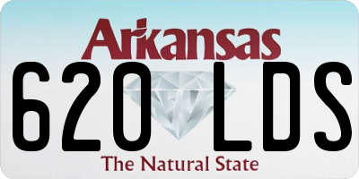 AR license plate 620LDS