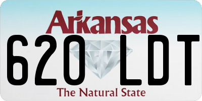 AR license plate 620LDT