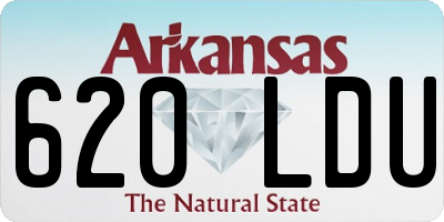 AR license plate 620LDU