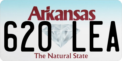 AR license plate 620LEA
