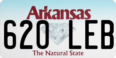 AR license plate 620LEB