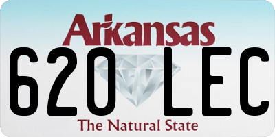 AR license plate 620LEC