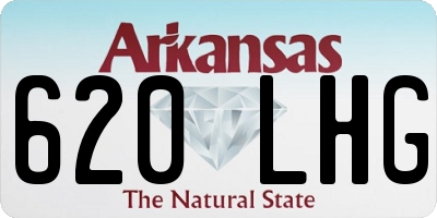 AR license plate 620LHG