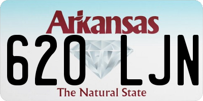 AR license plate 620LJN