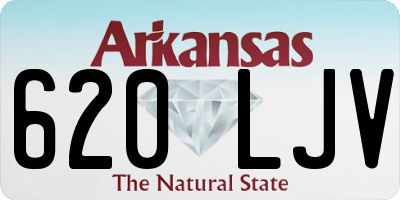 AR license plate 620LJV