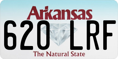AR license plate 620LRF