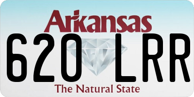 AR license plate 620LRR