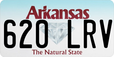 AR license plate 620LRV