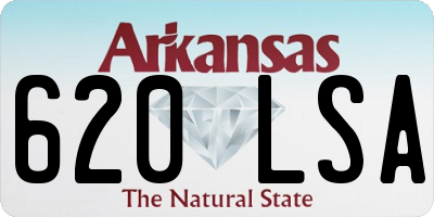 AR license plate 620LSA