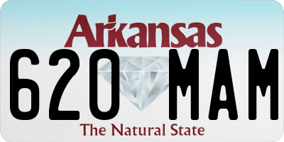 AR license plate 620MAM