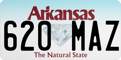 AR license plate 620MAZ
