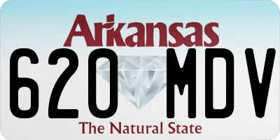 AR license plate 620MDV