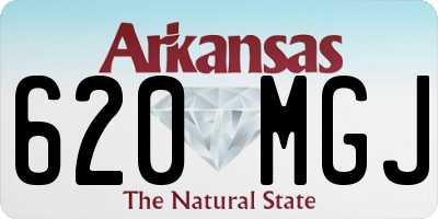 AR license plate 620MGJ