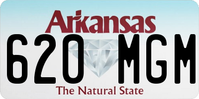 AR license plate 620MGM