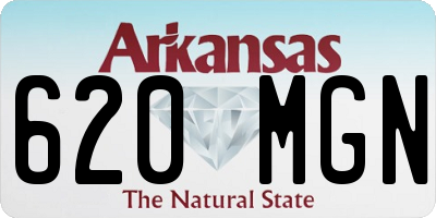 AR license plate 620MGN