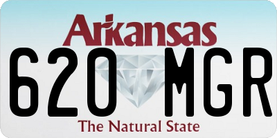 AR license plate 620MGR