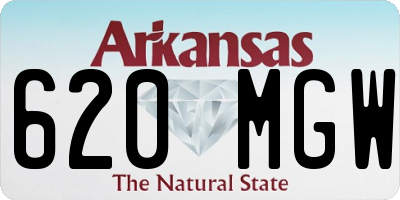 AR license plate 620MGW