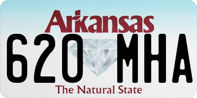 AR license plate 620MHA