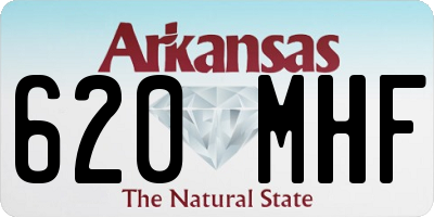 AR license plate 620MHF