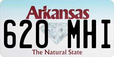AR license plate 620MHI