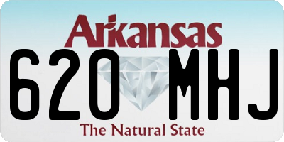 AR license plate 620MHJ
