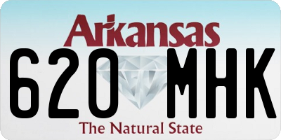 AR license plate 620MHK