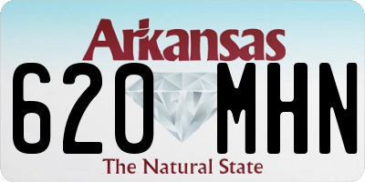 AR license plate 620MHN