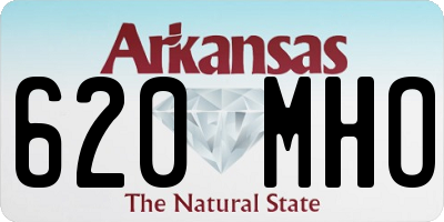 AR license plate 620MHO