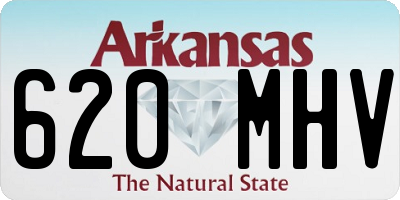 AR license plate 620MHV