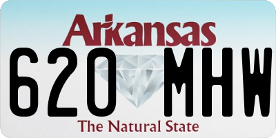 AR license plate 620MHW