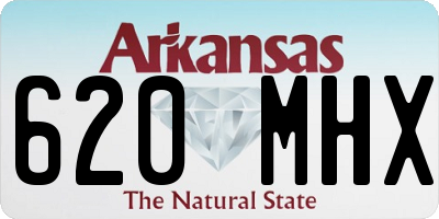 AR license plate 620MHX