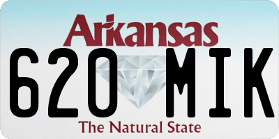 AR license plate 620MIK