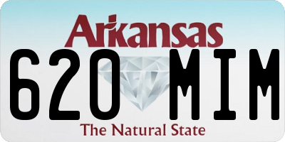AR license plate 620MIM