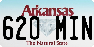 AR license plate 620MIN