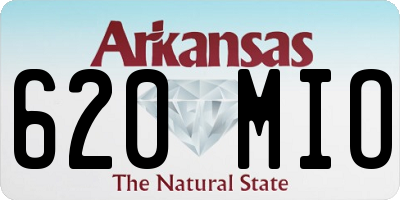 AR license plate 620MIO