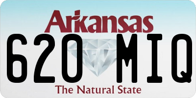 AR license plate 620MIQ