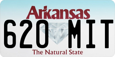 AR license plate 620MIT
