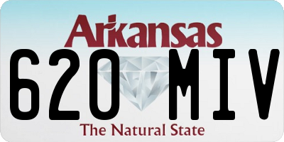 AR license plate 620MIV