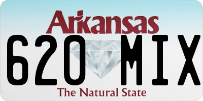 AR license plate 620MIX