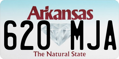 AR license plate 620MJA