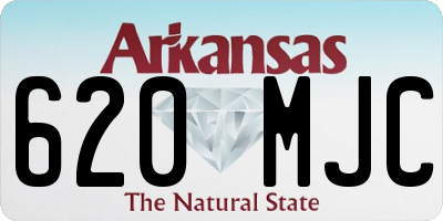 AR license plate 620MJC