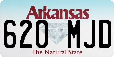 AR license plate 620MJD