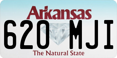 AR license plate 620MJI
