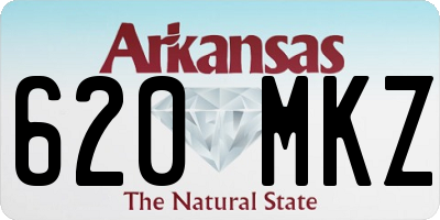 AR license plate 620MKZ