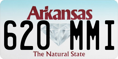 AR license plate 620MMI