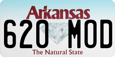 AR license plate 620MOD