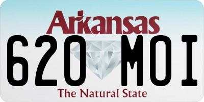 AR license plate 620MOI