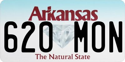 AR license plate 620MON