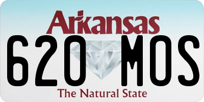 AR license plate 620MOS