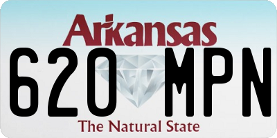 AR license plate 620MPN